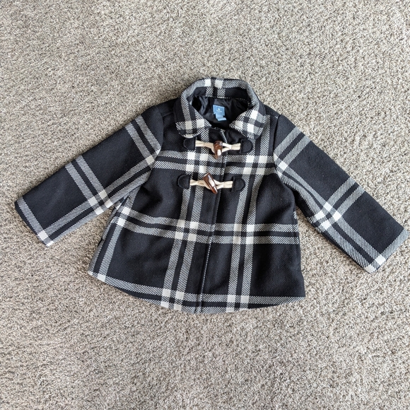Baby Gap 3y Black Plaid Dress Jacket